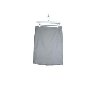 Adrianna Papell Gray Knee-Length Pencil‎ Skirt for Work